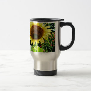 Large yellow Sunflower Travel Mug