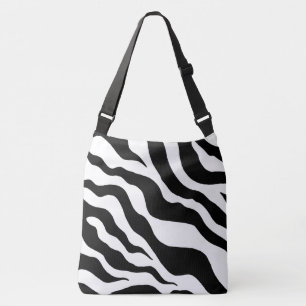 Large Zebra Print Tote Bag