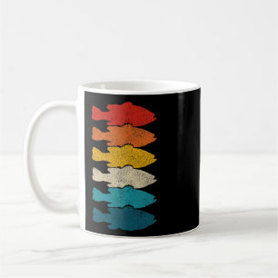 Largemouth B Vintage Fish B Fishing Fisherman Coffee Mug