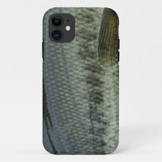 Largemouth Bass by Patternwear© Fly Fishing iPhone 11 Case