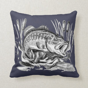 Largemouth Bass Cushion