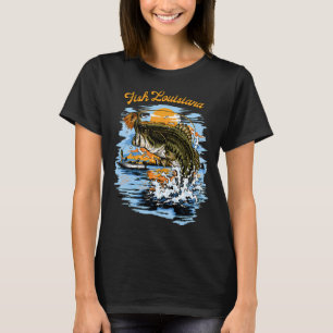 Largemouth Bass Fishing Graphic print T-Shirt