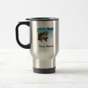 Largemouth Bass Fishing travel mug