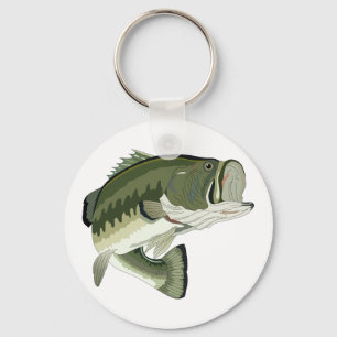 LARGEMOUTH BASS KEY RING