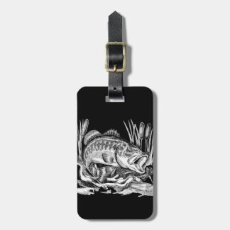 Largemouth Bass Luggage Tag