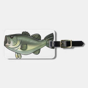 Largemouth Bass Luggage Tag