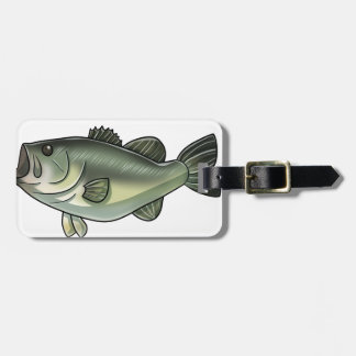 Largemouth Bass Luggage Tag