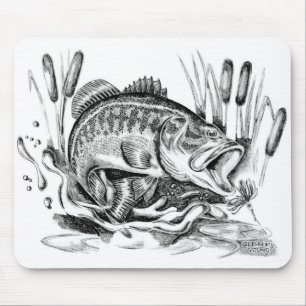 Largemouth Bass Mouse Pad