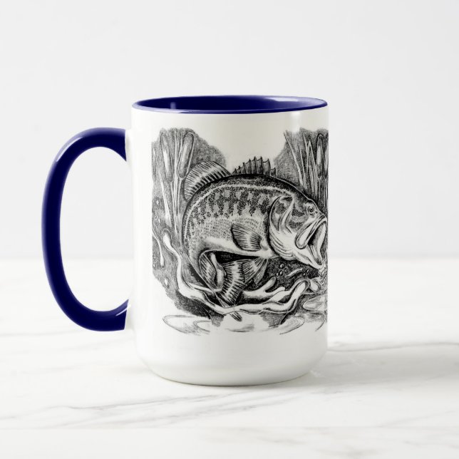 Largemouth Bass Mug (Left)