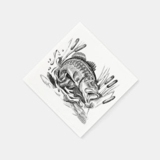 Largemouth Bass Napkin