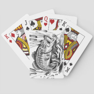 Largemouth Bass Playing Cards