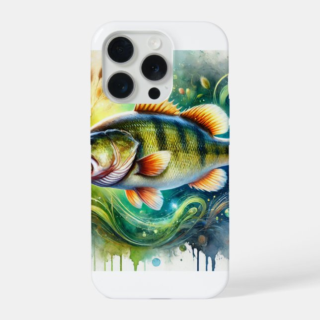 Largemouth Bass Serenity 310824AREF151 - Watercolo iPhone Case (Back)