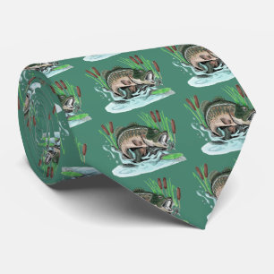 Largemouth Bass Tie