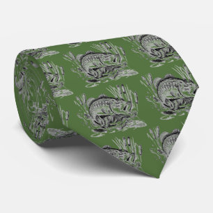 Largemouth Bass Tie