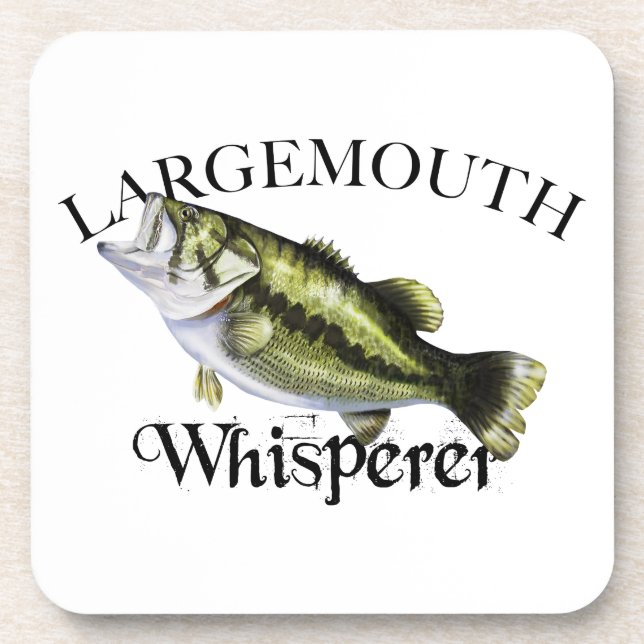 Largemouth Bass Whisperer Coaster (Front)
