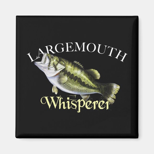 Largemouth Bass Whisperer Magnet (Front)