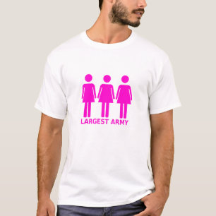 Largest Army - Original Pink Female T-Shirt