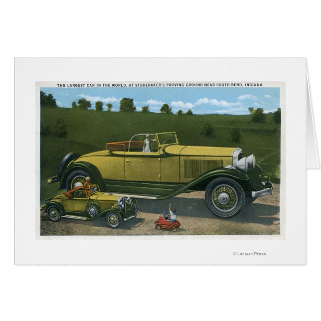 Largest Car in World, Studebaker Proving (Front Horizontal)