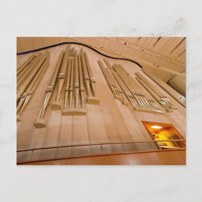 Largest pipe organ in China Postcard (Front)