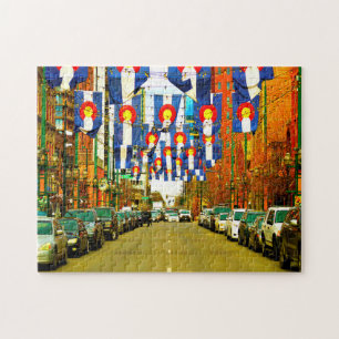 Larimer Street Denver Colorado. Jigsaw Puzzle