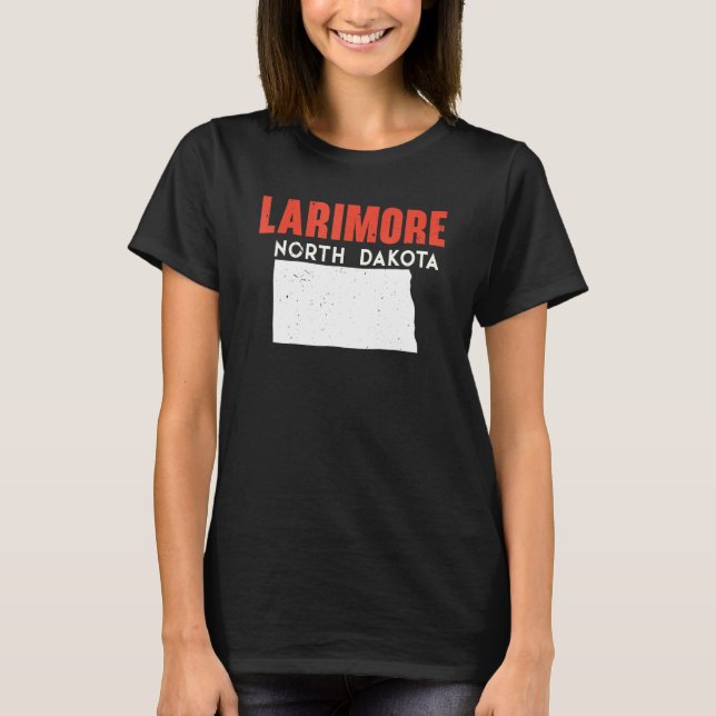 Larimore North Dakota USA State America Travel T-Shirt (Front)