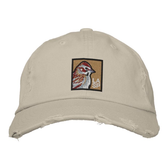 Lark Sparrow Embroidered Hat (Front)