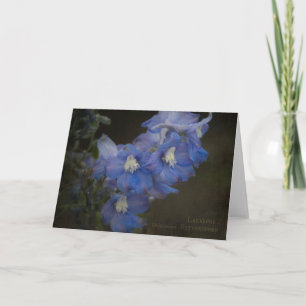 Larkspur Greeting Card