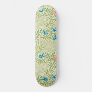 Larkspur Pattern (by William Morris) Skateboard