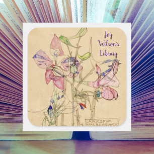 Larkspur Walberswick by Charles Mackintosh Square Sticker