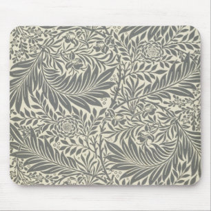 Larkspur, wallpaper design, 1872 mouse pad