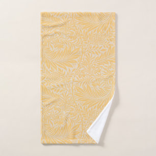 Larkspur William Morris Vibrant Dark Yellow Towel