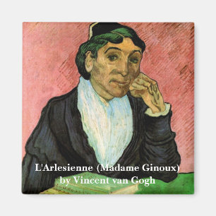 L'Arlesienne (Madame Ginoux) by Vincent van Gogh Magnet