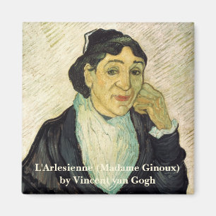 L'Arlesienne (Madame Ginoux) by Vincent van Gogh Magnet