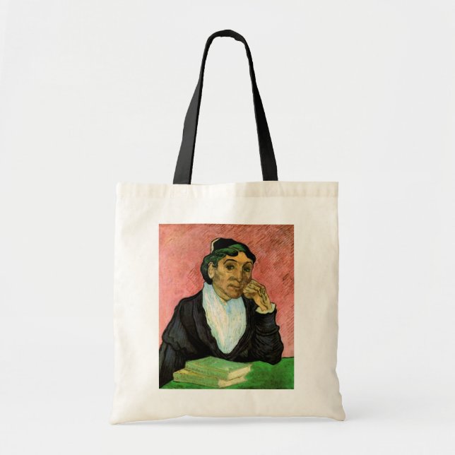 L'Arlesienne (Madame Ginoux) by Vincent van Gogh Tote Bag (Front)