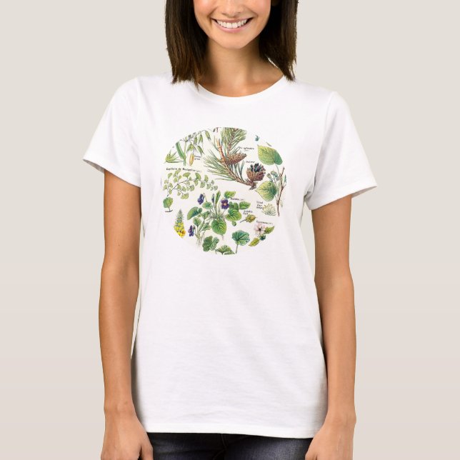 Larousse Botanical Illustrations T-Shirt (Front)