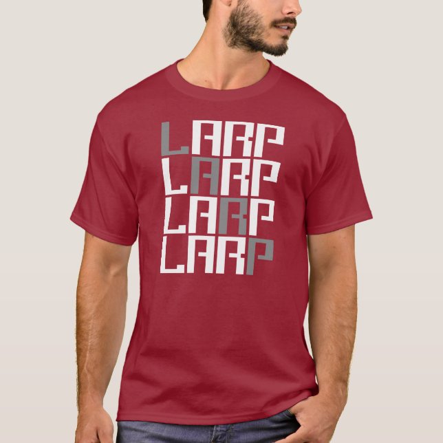 LARP - Live Action Role Play - Linkrot Nerd Gear T-Shirt (Front)
