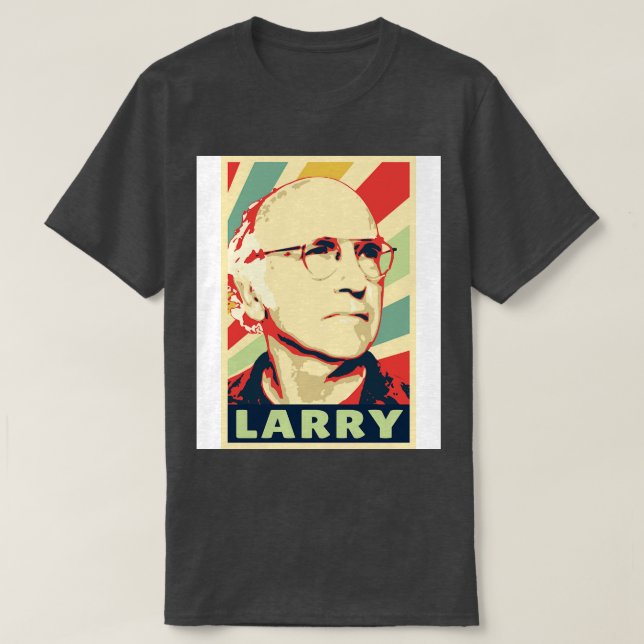 Larry David Vintage Colours T-Shirt (Design Front)