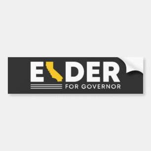 Larry Elder for California Governor  Bumper Sticker