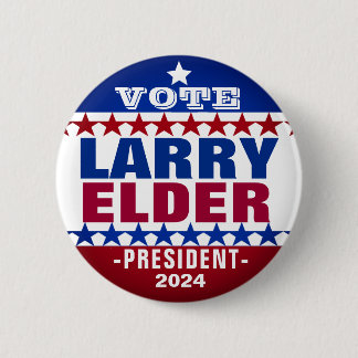 Larry Elder for President 2024 Campaign Button