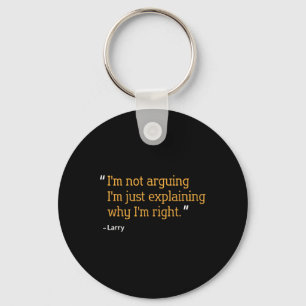 Larry Gift Quote Funny Birthday Personalised Name  Key Ring