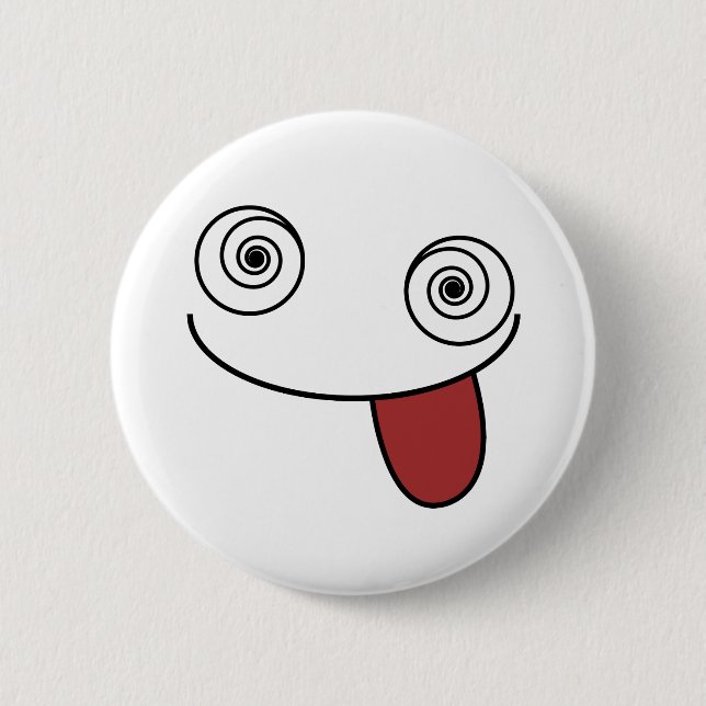 Larry Hypnotique 6 Cm Round Badge (Front)