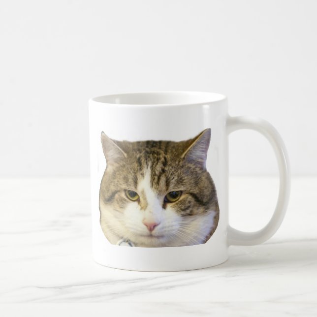 Larry the Downing Street Cat Face Coffee Mug (Right)