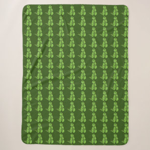 Larry the Lizard Sherpa Blanket