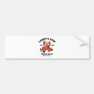 Larry's Gym At Mussel Beach Bumper Sticker