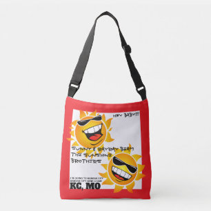 LARRYSTOTES SUNNY&RAYRAY KCMO CROSSBODY BAG