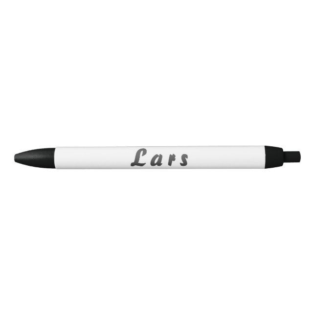 Lars Kugelschreiber Black Ink Pen (Front)