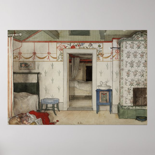 Larsson - Brita's Forty Winks (From A Home) Poster (Front)