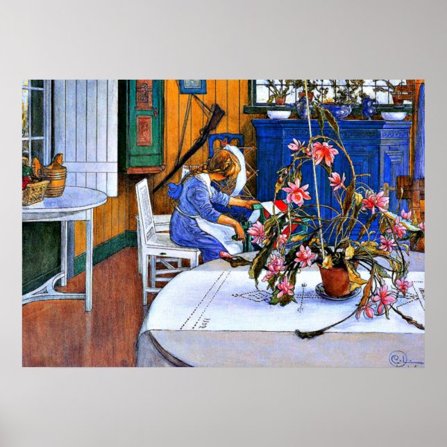 Larsson: Interior with a Cactus Poster (Front)