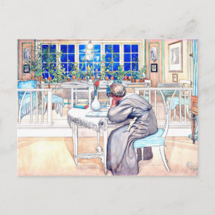 Larsson - On the Eve of the Trip to England Postcard