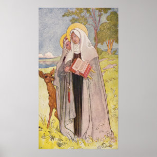 Larsson - Saint Birgitta Poster